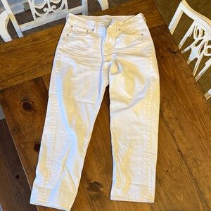 American Eagle Outfitters White Straight Leg Jeans